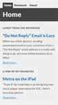 Mobile Screenshot of justinfrench.com